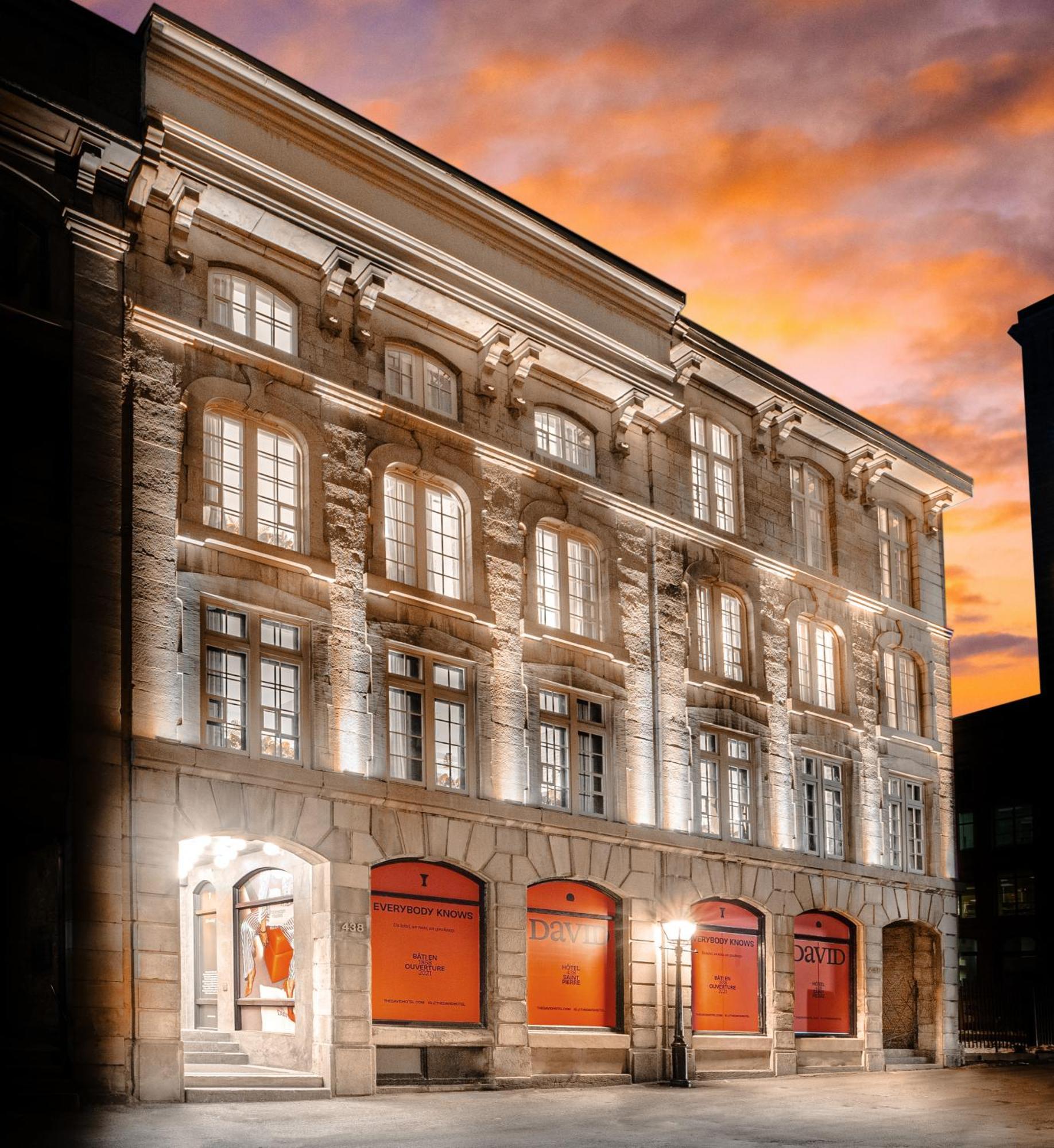 David Hotel Montréal Eksteriør bilde